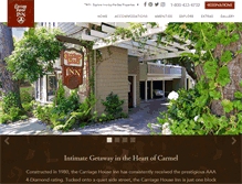 Tablet Screenshot of carriagehouseinncarmel.com